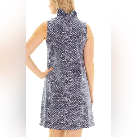 Duffield Lane Blue Sleeveless Dress - Picture 3 of 10